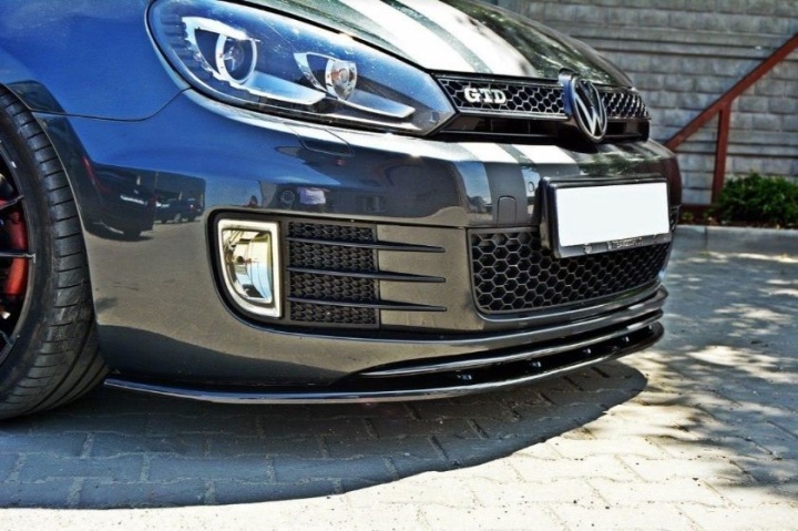 var-VW-GO-6-GTI-FD2 VW Golf GTI MK6 2008-2012 Frontsplitter V.2 Maxton Design 