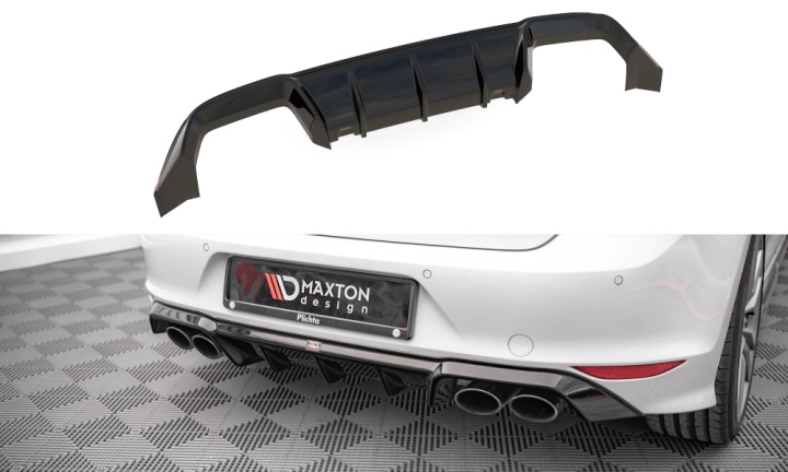 var-VW-GO-7-R-RS1T VW Golf 7 GTI 2013-2016 Diffuser V.1 Maxton Design 