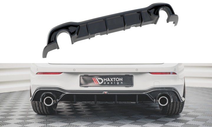 var-VW-GO-8-GTI-RS2T VW Golf 8 GTI 2019+ Diffuser V.1 Maxton Design 