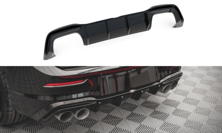 var-VW-GO-8-R-RS2T VW Golf 8 R 2020+ Diffuser V.2 Maxton Design 