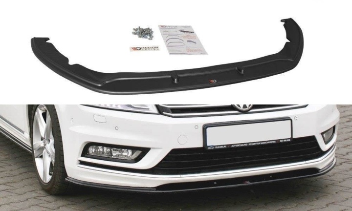 var-VW-PA-B7-RLINE-FD1T VW Passat B7 R-Line 2010-2014 Frontsplitter Maxton Design 