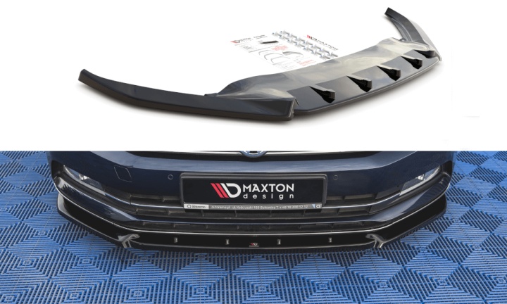 var-VW-PA-B8-FD2T VW Passat B8 2014-2019 Frontsplitter V.2 Maxton Design 