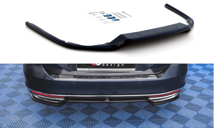 var-VW-PA-B8-RD1T VW Passat B8 2014-2019 Diffuser Maxton Design 