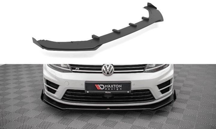 var-VWGO7RCNC-FD1B-FSF1G VW Golf 7 GTI 2013-2016 Street Pro Frontsplitter + Splitters V.1 Maxton Design 