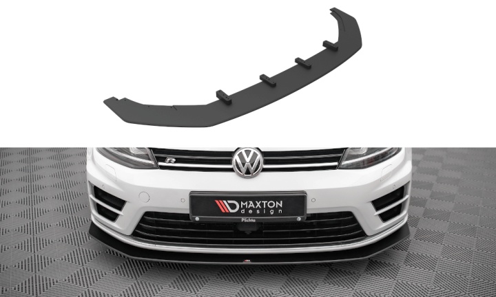 var-VWGO7RCNC-FD2B VW Golf 7 GTI 2013-2016 Street Pro Frontsplitter V.2 Maxton Design 