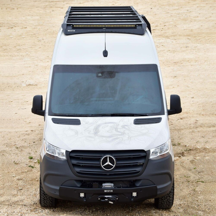 Mercedes-Benz Sprinter 2019-2024 (3657mm hjulbas) Mesa Takräcke Westin - Texturerad Svart i gruppen Välj bilmodell / Mercedes Benz / Sprinter hos DDESIGN Scandinavia AB (wes15-00025)