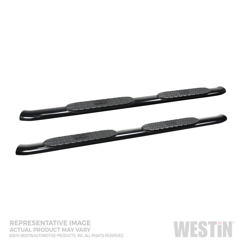 Chevrolet Silverado 1500 & GMC Sierra 1500 2019-2024 Dubbelcab PRO TRAXX 4 Ovala Sidosteg - Westin - Svart i gruppen Välj bilmodell / Chevrolet / Silverado 2019+ hos DDESIGN Scandinavia AB (wes21-24125)