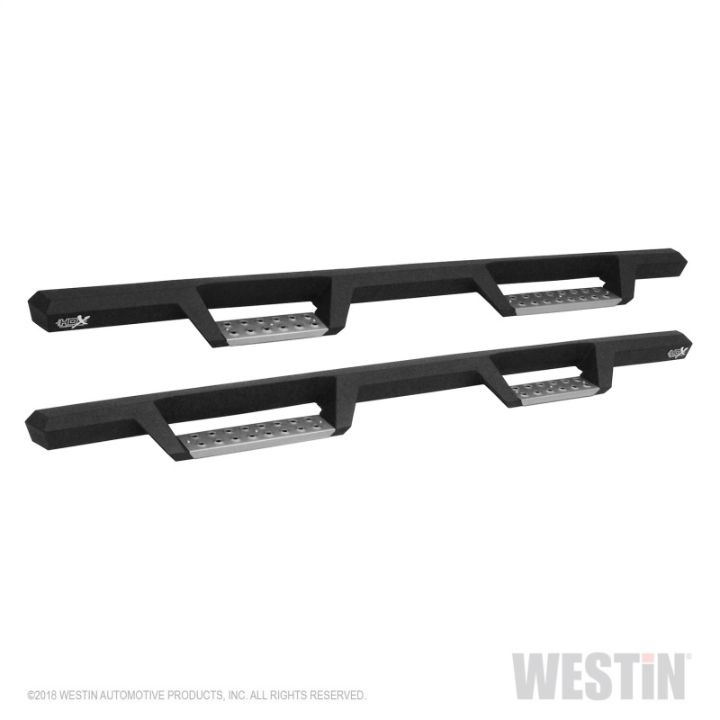 wes56-140852 Ram 1500 Crew Cab Inkl. TRX 2019+ Insteg / Fotsteg Nerf Step Bars (Svart/Rostfritt) Westin/HDX