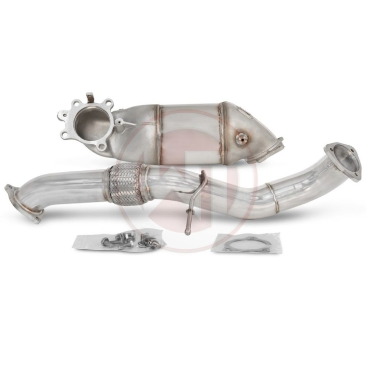 wgt500001029 Honda Civic FK7 1,5VTec Turbo Downpipe Kit + 300CPSI EU6 Wagnertuning