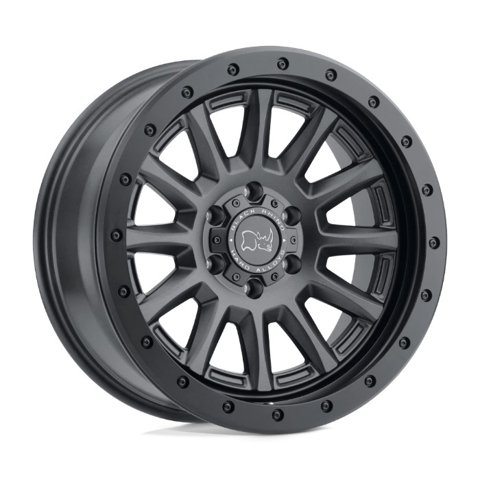 Black Rhino Hard Alloys DUGGER 18x8.5 ET-18 6x139.7 112.10mm Gun Black