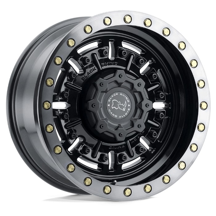 Black Rhino Hard Alloys ABRAMS 18x9.5 ET12 6x135 87.10mm Gloss Gun Bla