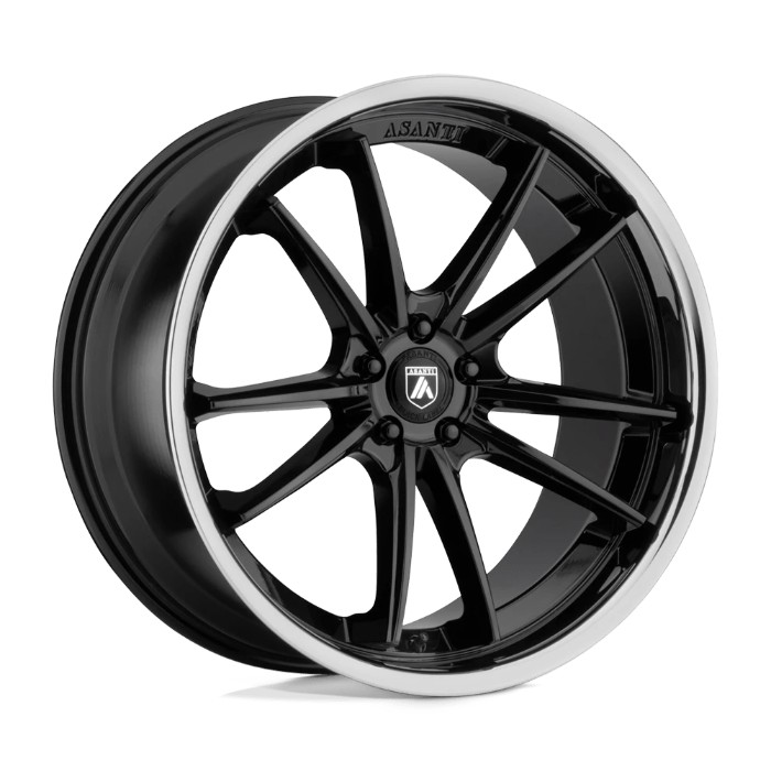 Asanti Black ABL-23 SIGMA 20x9 ET15 5x115 72.56mm Gloss Black W/ Chrom