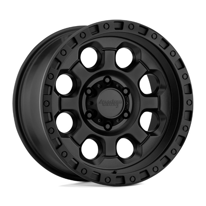 wlp-AR20168087700 American Racing Ar201 16X8 ET0 8X170 125.50 Cast Iron Black
