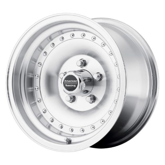 wlp-AR614761 American Racing Outlaw I 14X7 ET0 5x120.7 83.06 Machined W/ Clear Coat