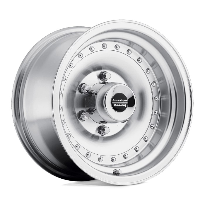 wlp-AR615885 American Racing Outlaw I 15X8 ET-19 5X139.7 108.00 Machined W/ Clear Coat