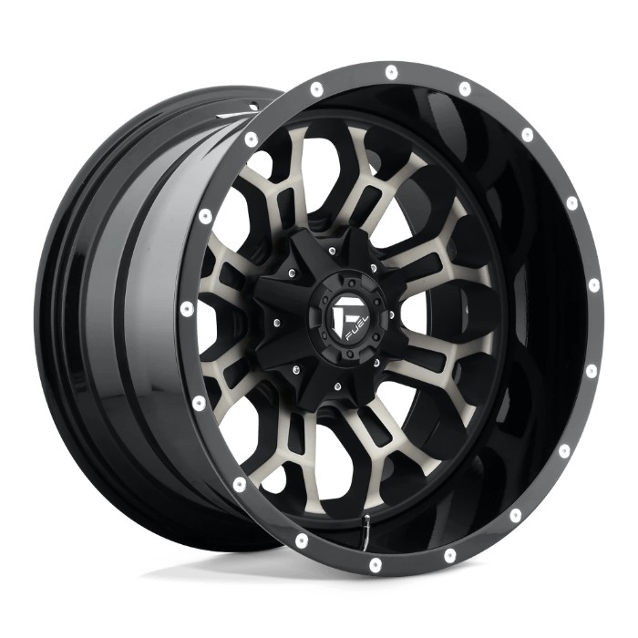 Fuel 1PC D561 CRUSH 18x9 ET1 6x135/139.7 106.10mm Gloss Machined Doubl