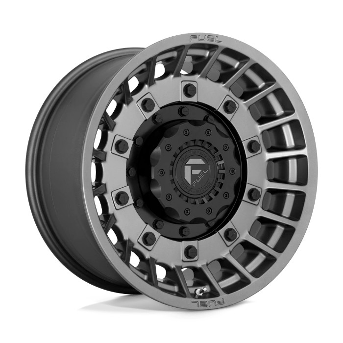 Fuel 1PC D726 MILITIA 20x10 ET-18 8x180 124.20mm Matte Anthracite