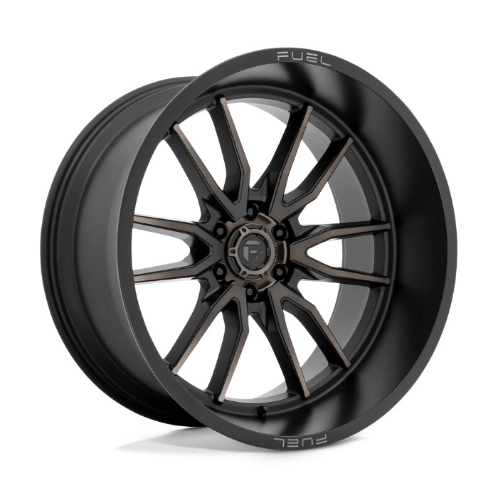 Fuel 1PC D762 CLASH 24x12 ET-44 6x135 87.10mm Matte Black Double Dark