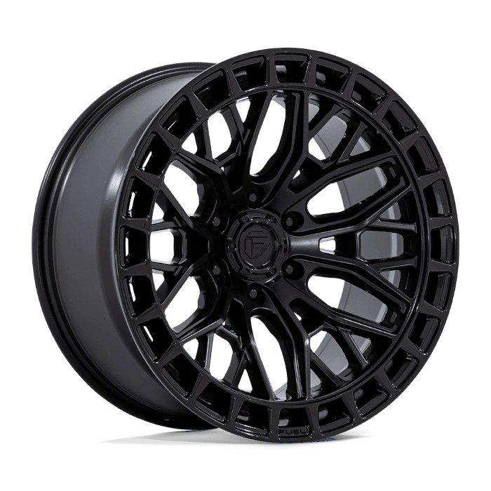 Fuel 1PC FC869 SIGMA 20x9 ET1 5x127 71.50mm Blackout W/ G-Blk Lip Fälg
