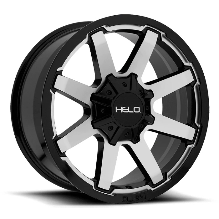 wlp-HE90929088500 Helo He909 20X9 ET0 8X180 124.20 Gloss Black Machined