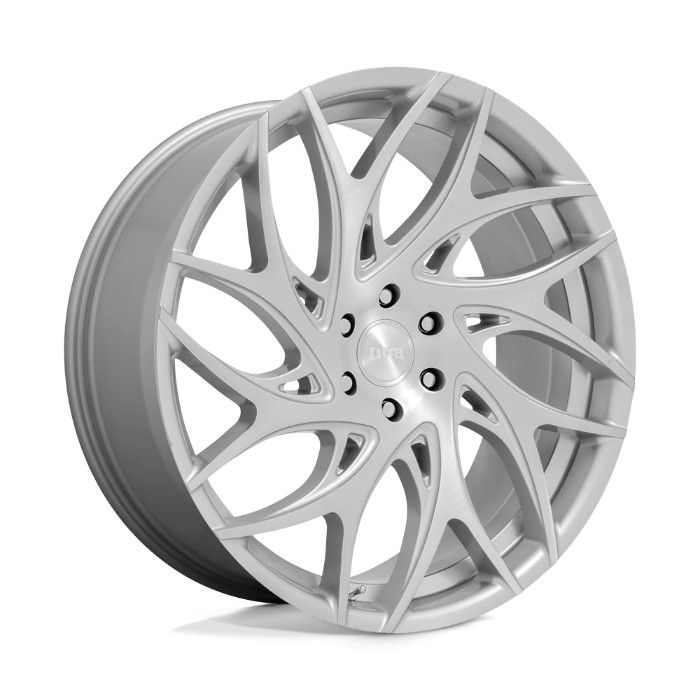 DUB 1PC S261 G.O.A.T.x10 ET25 5x139.7 78.10mm Silver Brushed Face F