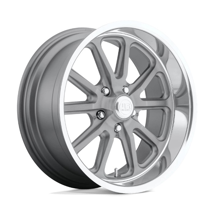 wlp-U11115706540 US Mag 1PC Rambler 15X7 ET1 5x114.3 72.56 Matte Gun Metal Machined