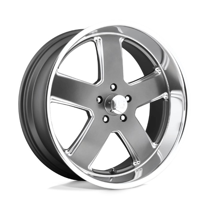 wlp-U11820806145 US Mag 1PC Hustler 20X8 ET1 5x120.7 72.56 Matte Gun Metal
