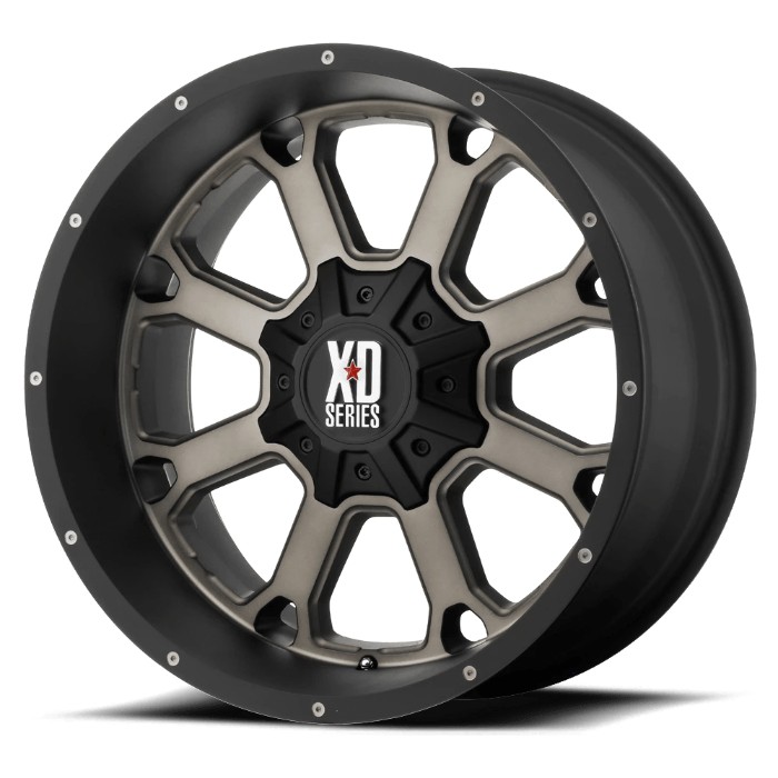 wlp-XD82529067700 XD Series Buck 25 20X9 ET0 6X135/139.7 106.25 Matte Black W/ Dark Tint