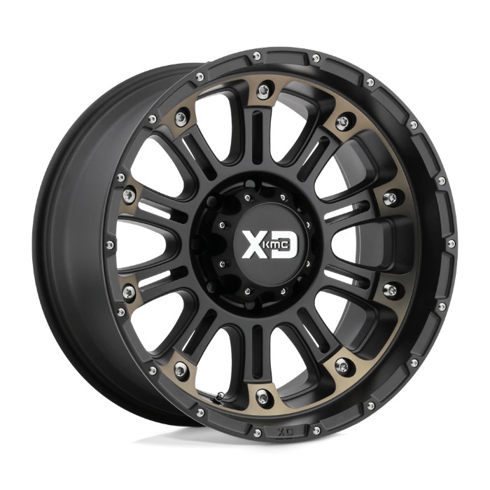 wlp-XD82979050918 XD Series Hoss Ii 17X9 ET18 5x127 72.60 Satin Black Mach W/ Dark Tint