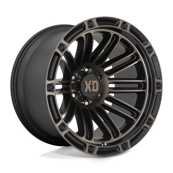 wlp-XD84621250644N XD Series Double Deuce 20X12 ET-44 5x127 71.50 Satin Black W/ Dark Tint