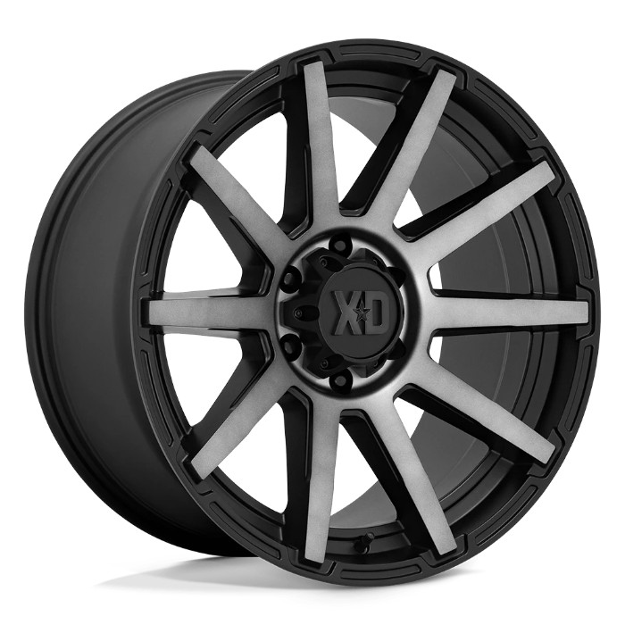 wlp-XD84729068400 XD Series Outbreak 20X9 ET0 6X139.7 106.25 Satin Black W/ Gray Tint