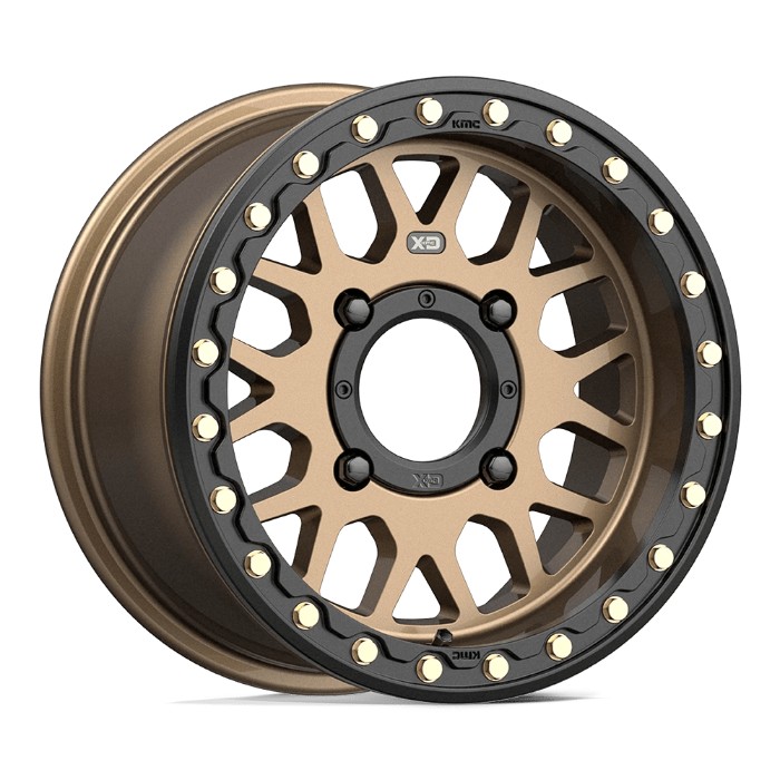 wlp-XS23556044638 XD Powersports Grenade Beadlock 15X6 ET38 4X156 132.00 Satin Bronze