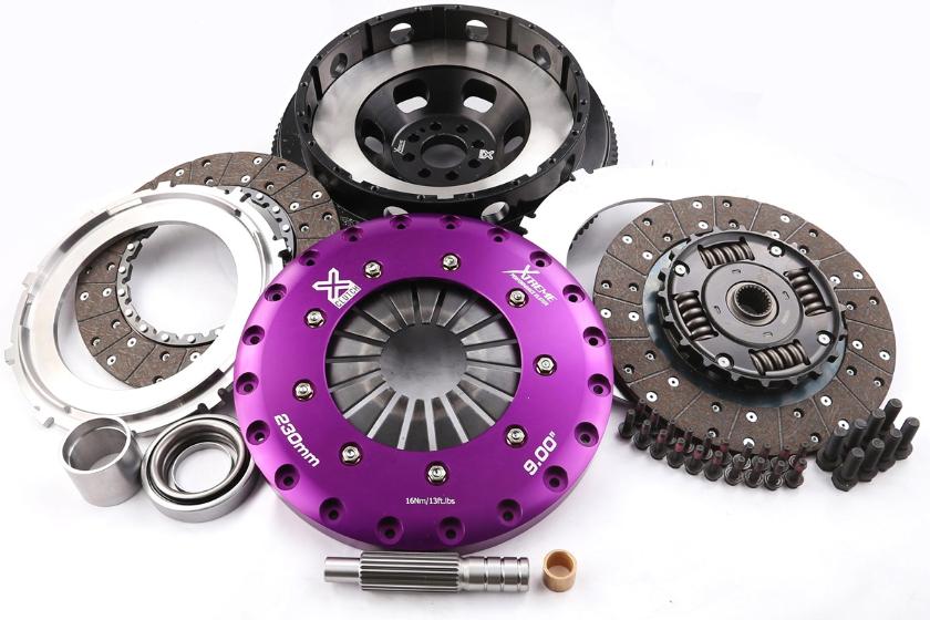 KNI23561-2A Xtreme Performance - 230mm Fjädrad hub Organisk Tvåskivigt Kopplingskit Inkl. Svänghjul 1000Nm i gruppen Välj bilmodell hos DDESIGN Scandinavia AB (xtcKNI23561-2A)