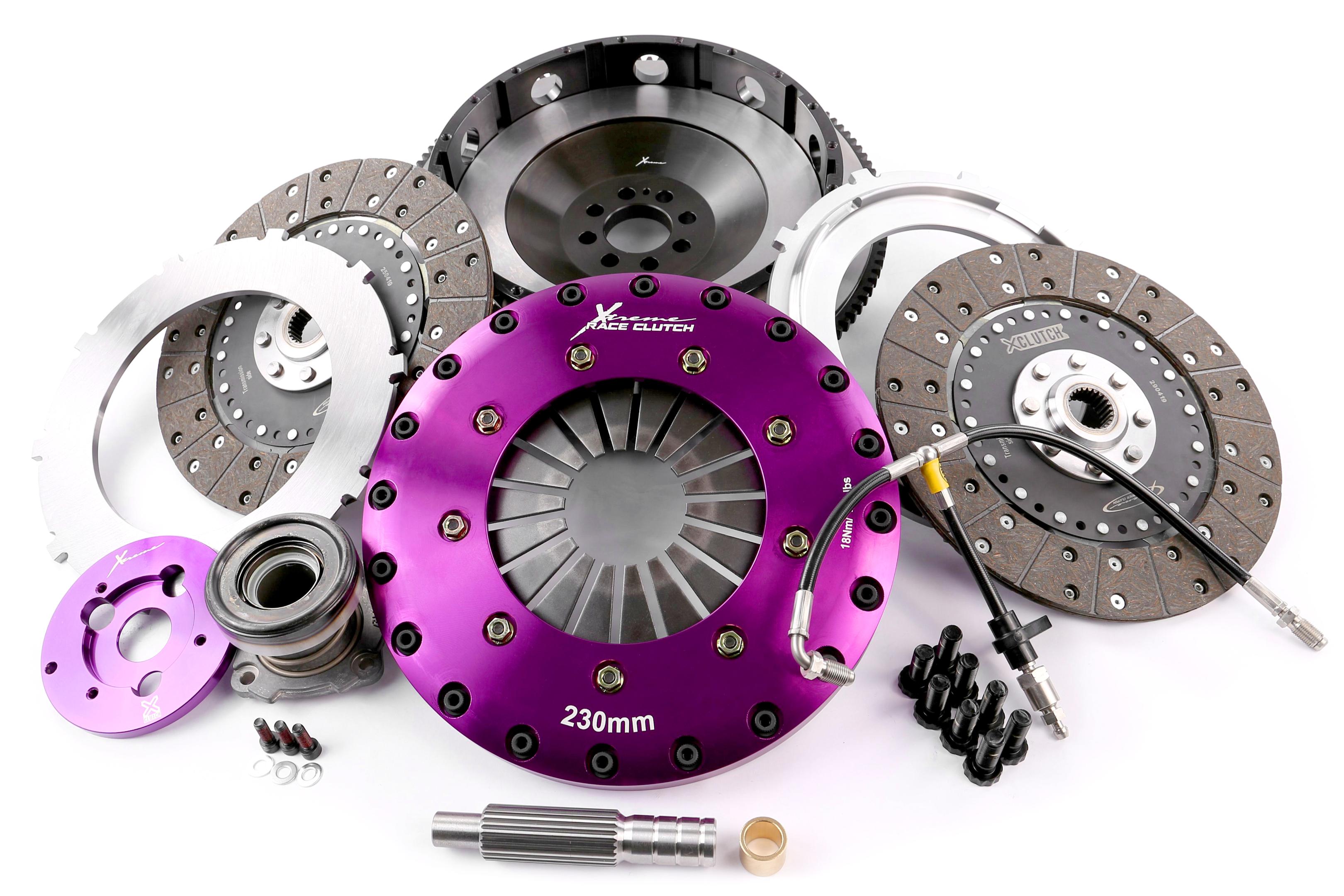 KNI23688-2G Xtreme Performance - 230mm Organisk Tvåskivigt Kopplingskit Inkl. Svänghjul & CSC 1200Nm i gruppen Välj bilmodell hos DDESIGN Scandinavia AB (xtcKNI23688-2G)