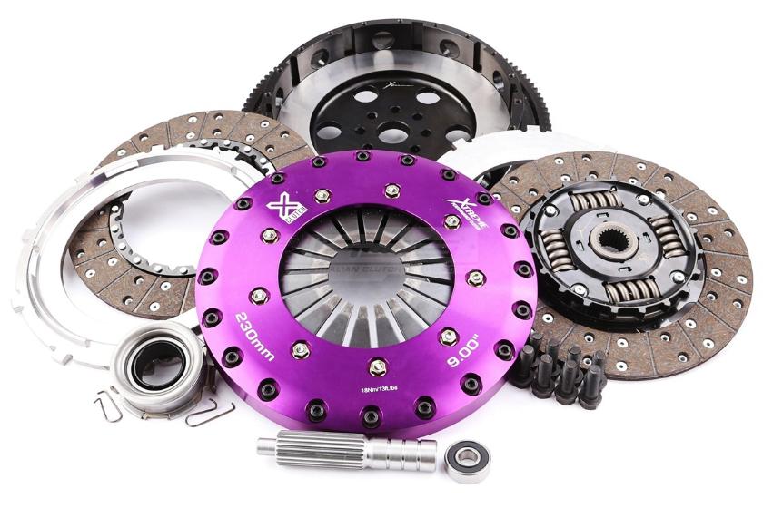 KSU23540-2A Xtreme Performance - 230mm Fjädrad hub Organisk Tvåskivigt Kopplingskit Inkl. Svänghjul 1000Nm i gruppen Välj bilmodell hos DDESIGN Scandinavia AB (xtcKSU23540-2A)
