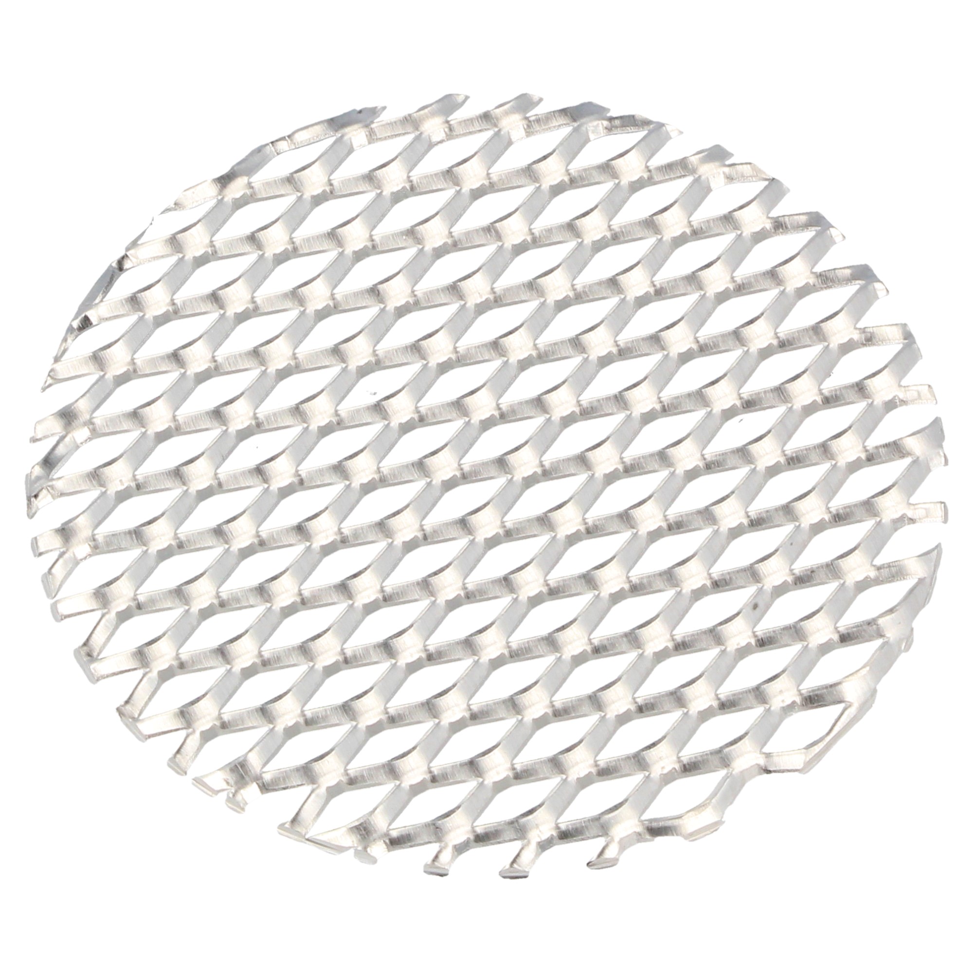 Insert En Aluminium Revotec Pour Entrée D'air 102mm - Grille De Protection Argentée, Neuf, Réf. AIG102P