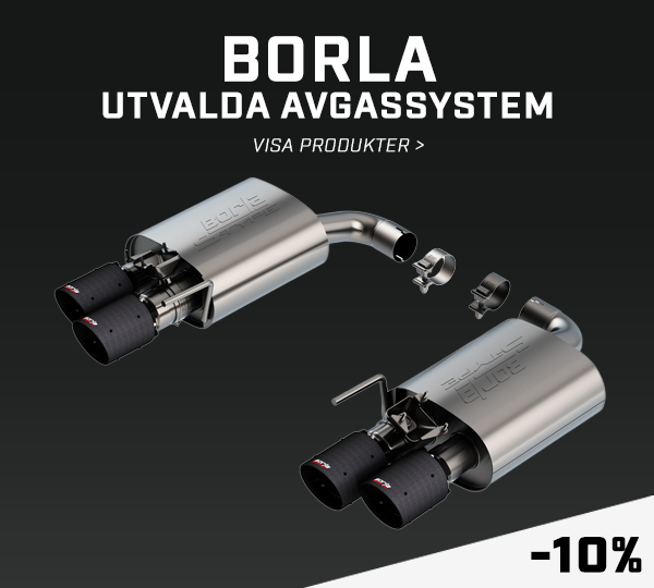 Kampanj på Borla exhaust hos DDESIGN