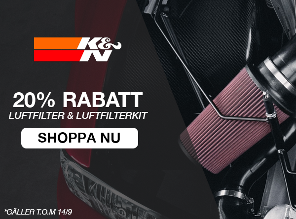 Kampanj på K&N Filters hos DDESIGN