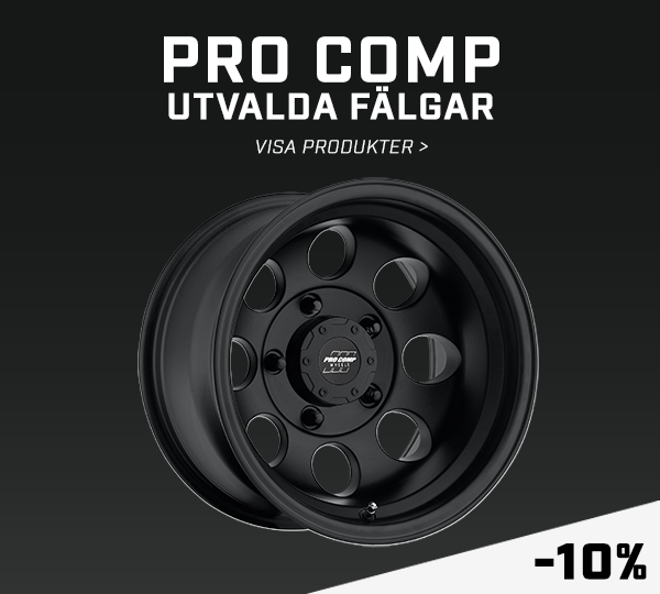 Kampanj på Pro Comp USA hos DDESIGN