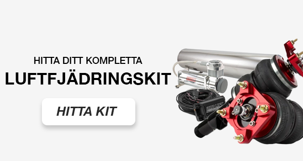 Kompletta luftfjädringskit till din bil hos DDESIGN