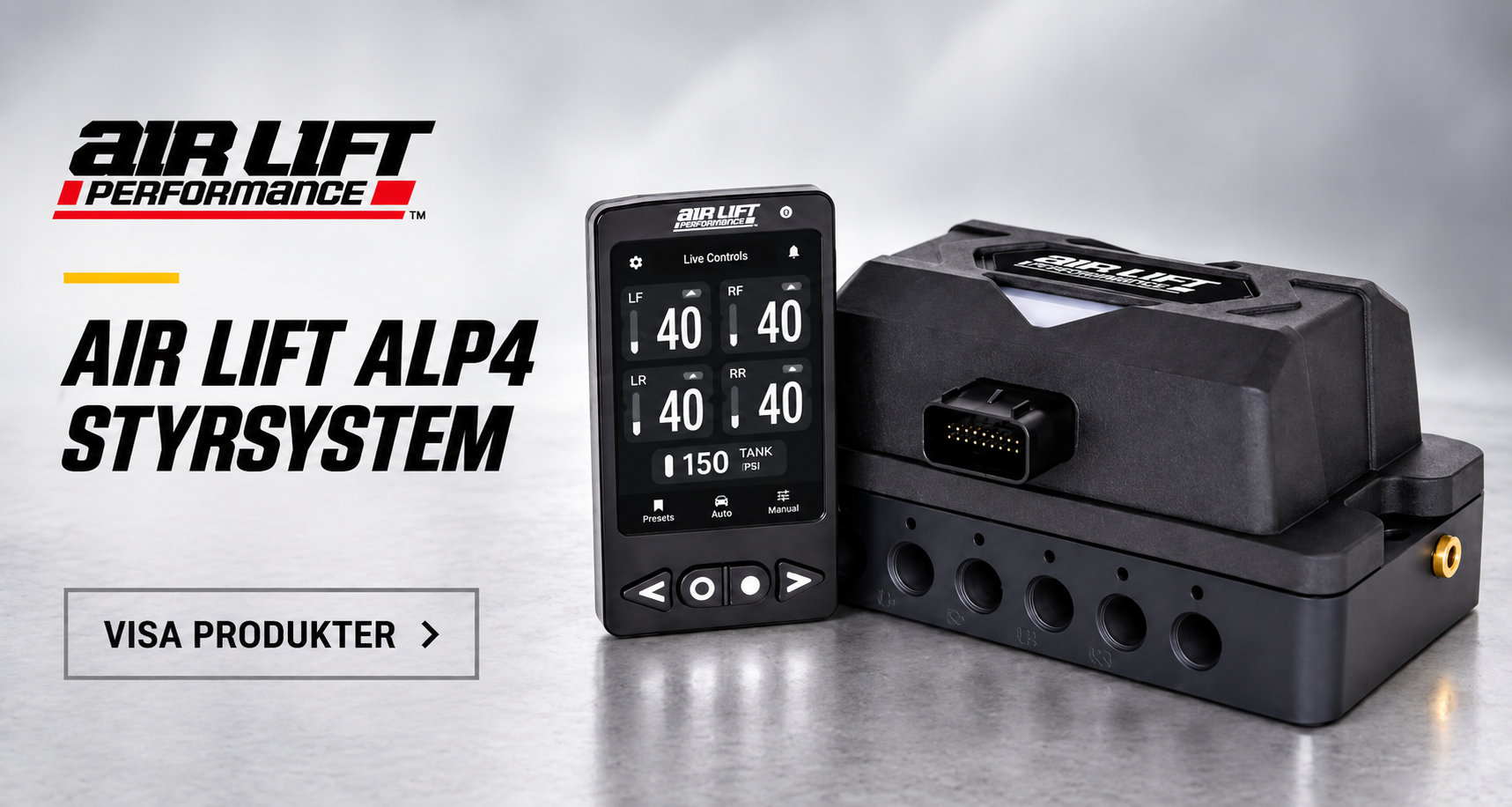 Air Lift styrsystem hos DDESIGN