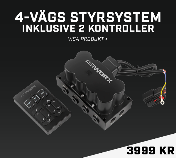 4-Vägs Styrsystem Med Fjärrkontroll & Dosa Airworx Suspension