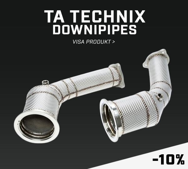 Kampanj på TA Technix Downpipe hos DDESIGN