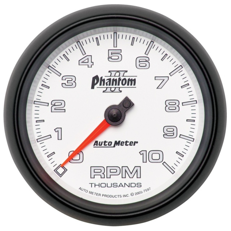 Varvräknare 87mm 10 000 RPM In-Dash PHANTOM II