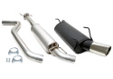 Saab 9-5 YS3E 2004-2009 Sportavgassytem Catback TA Technix