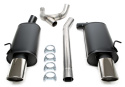 Volvo 850 Kombi, V70 I, S70 850 Kombi, Typ LW, / V70 I , Typ L, / S70, Typ N 1996-2000 Duplex Sportavgassystem TA Technix