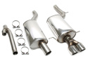 Audi A4/S4 B5 1998-2001 Rostfritt Sportavgassystem Catback TA Technix