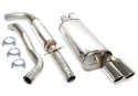 Audi A3 8L 1996-2005 Rostfritt Sportavgassystem Catback TA Technix