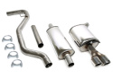 Saab 9-3 YS3F Aero = 2003 -2005, / 2003 - Rostfritt Sportavgassystem Catback TA Technix