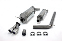 Skoda Fabia 5J 2010- Rostfritt Sportavgassystem Catback TA Technix